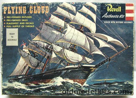 Revell 1/232 Flying Cloud Clipper Ship, H344-300 plastic model kit